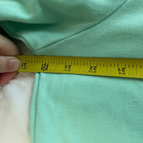 Blair Scalloped Neck 3/4 Sleeve Top Size XL light green tee women's - Picture 3 of 3